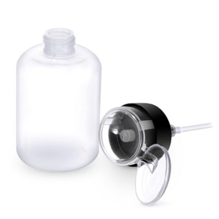 8 oz. Transparent Pump Leak Proof Alcohol Bottle